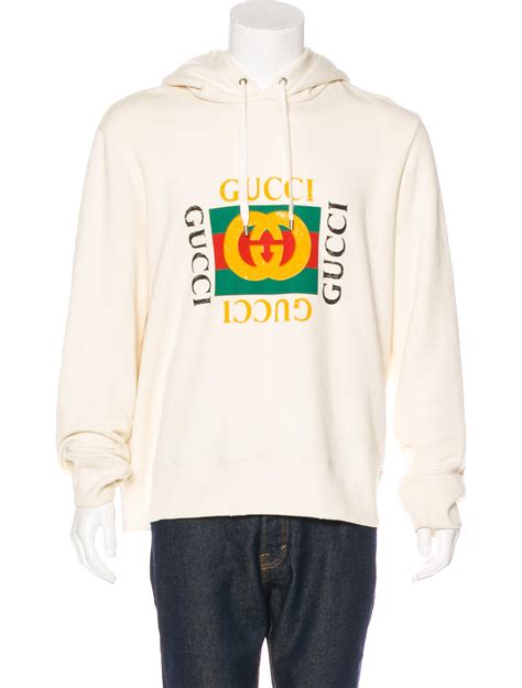 gucci hoody men|Gucci distressed hoodie.